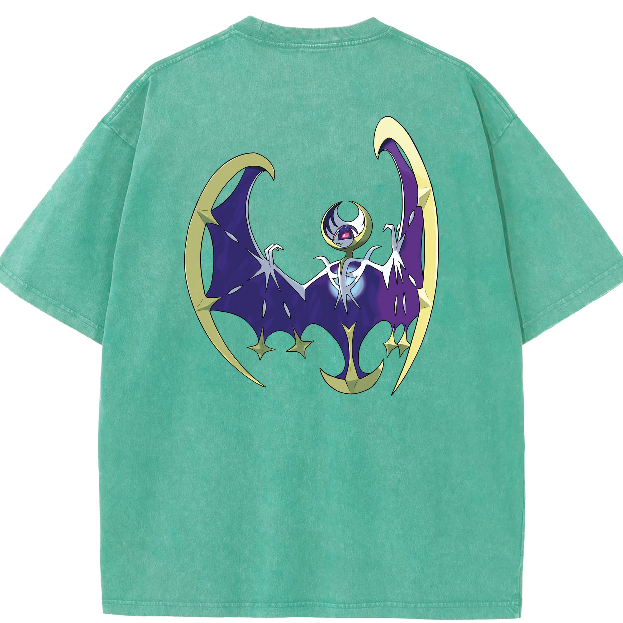 （画像用） ポケットモンスター Pokémon 綿100% ヴィンテージ風 半袖Tシャツ（背面プリント）